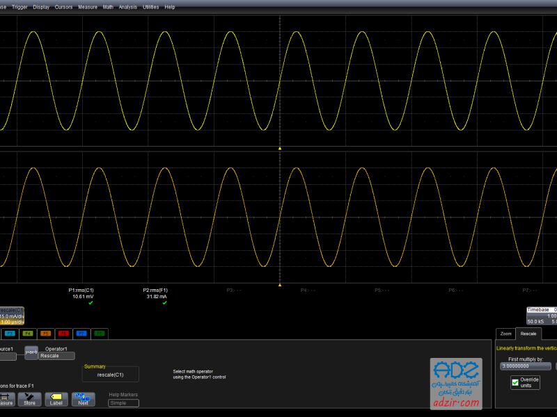 اسیلوسکوپ یا نوسان‌نگار (Oscilloscope)-9