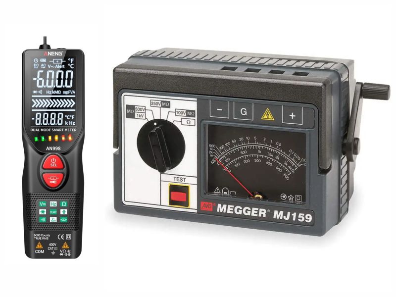 مگا اهم متر - (Megohmmeter)-3