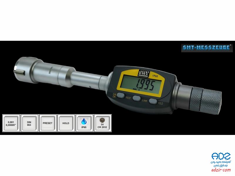 میکرومتر 3 فک (3Point Internal Micrometer)-11