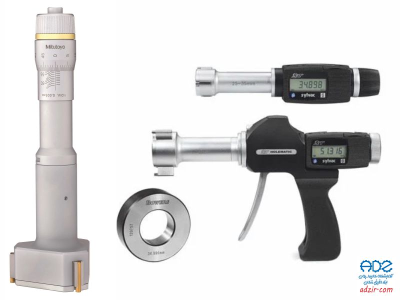 میکرومتر 3 فک (3Point Internal Micrometer)-6