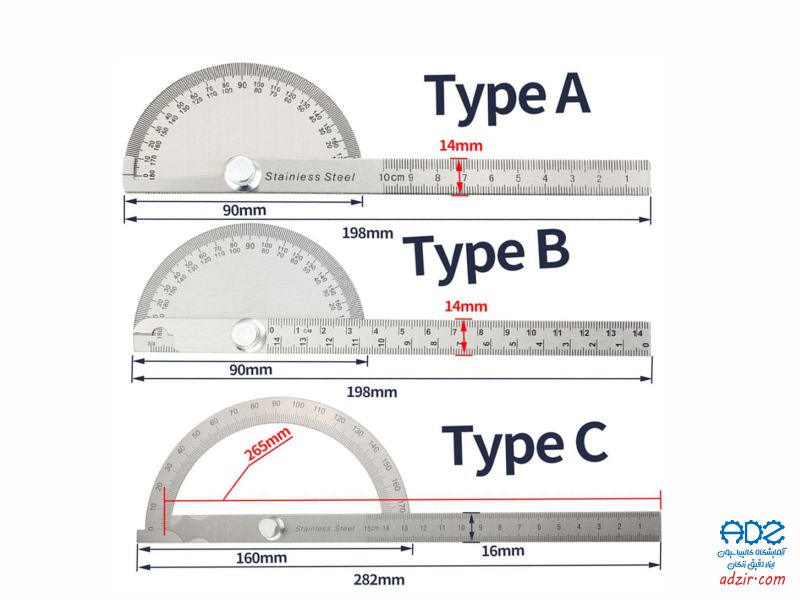 نقاله زاویه سنجی - (Angle protractor)-7