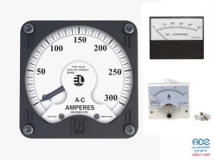 آزمایشگاه کالیبراسیون الکتریکال 12 نمایشگر آمپرسنج تابلویی (Panel Ammeter Display)