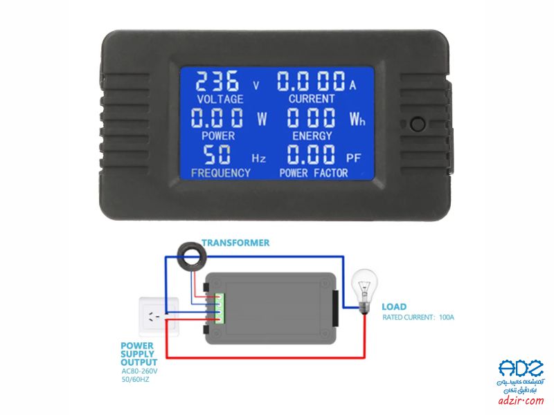 نمایشگر آمپرسنج تابلویی - (Panel Ammeter Display)-8