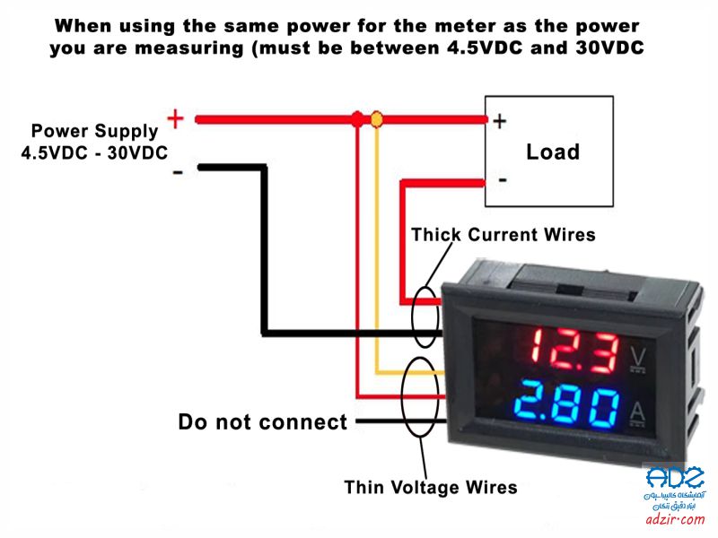 نمایشگر ولتاژ تابلویی - Panel Voltage Display-10