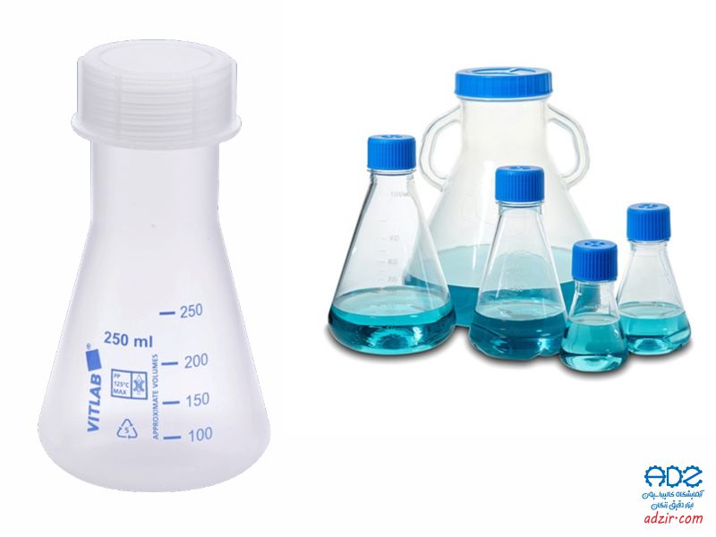 ارلن مایر آزمایشگاهی - (Erlenmeyer Flasks)-10