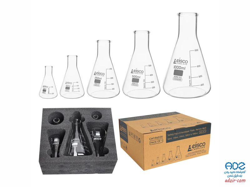 ارلن مایر آزمایشگاهی - (Erlenmeyer Flasks)-4