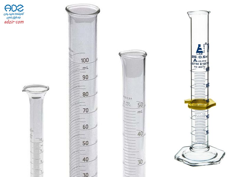 استوانه مدرج - مذور - (Graduated Cylinder)-1