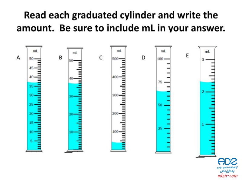 استوانه مدرج - مذور - (Graduated Cylinder)-2