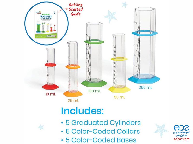استوانه مدرج - مذور - (Graduated Cylinder)-4