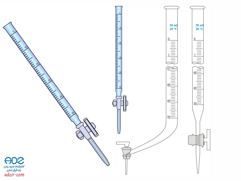 بورت آزمایشگاهی –(Burette)-10