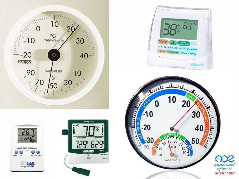 ترموهیگرومتر - (Thermohygrometer)-8