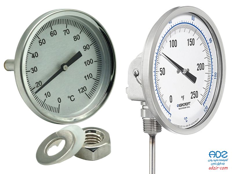 دماسنج دوفلزی - (Bimetallic thermometer)-1
