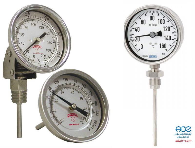 دماسنج دوفلزی - (Bimetallic thermometer)-10