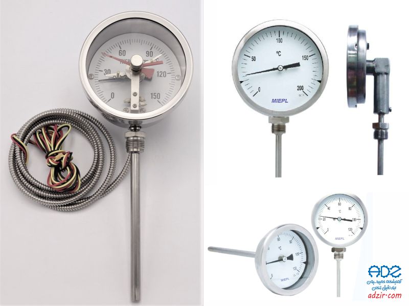 دماسنج دوفلزی - (Bimetallic thermometer)-3