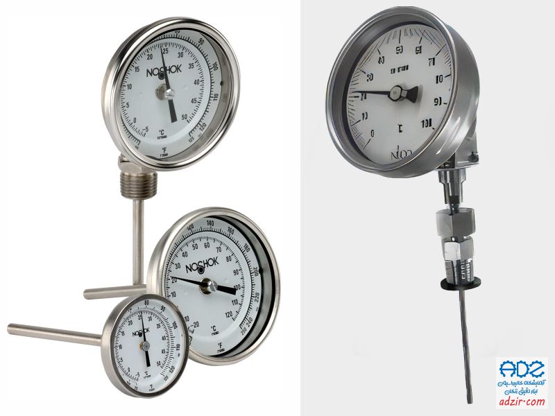 دماسنج دوفلزی - (Bimetallic thermometer)-6
