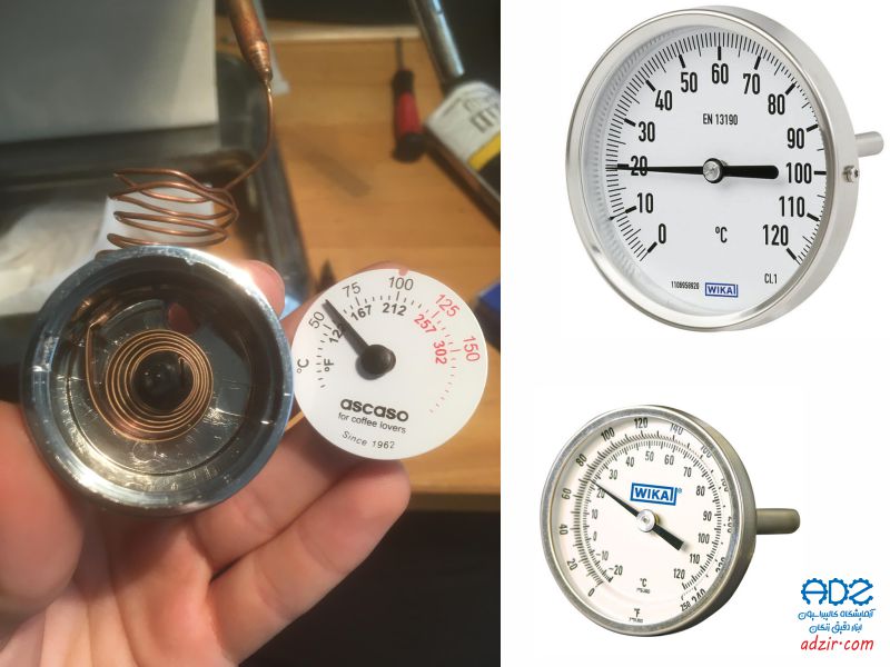 دماسنج دوفلزی - (Bimetallic thermometer)-7