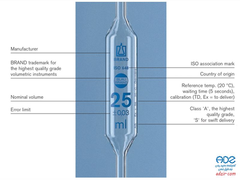 پیپت حبابدار – (Volumetric Pipette)-10