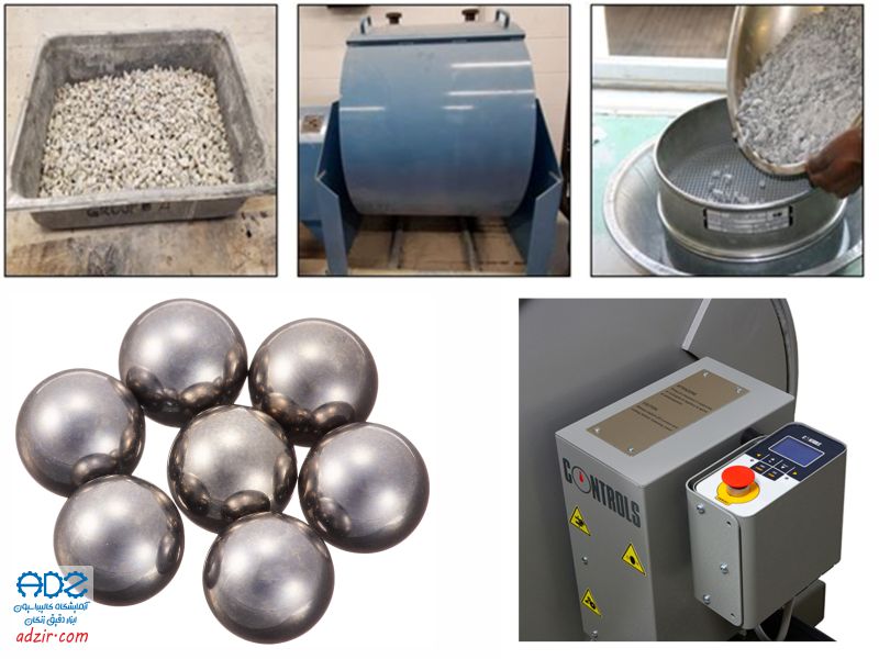 دستگاه لس آنجلس - (Los Angeles Abrasion Machine)-13
