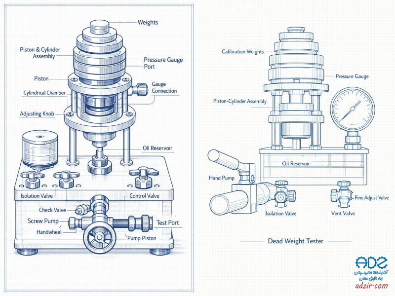 ترازوی فشار Dead Weight Tester 2