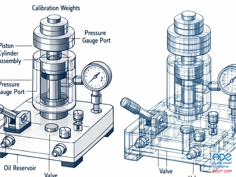 ترازوی فشار Dead Weight Tester 6